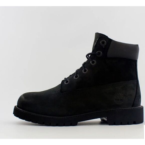 TIMBERLAND PREMIUM 6-INCH WATERPROOF BOOT (BIG KIDS) Black  Size 4.5/ Excellent - Picture 3 of 7